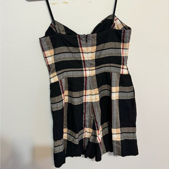 Club Monaco Plaid Romper - Picture 3 of 5